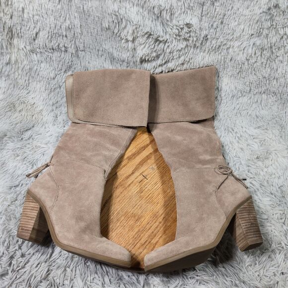 Jessica Simpson Cassina Womens Size 8 Leather Over The Knee Pointed Toe Boots - Picture 7 of 8